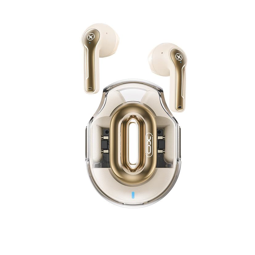Безжични Bluetooth слушалки XO X43 TWS - бежови