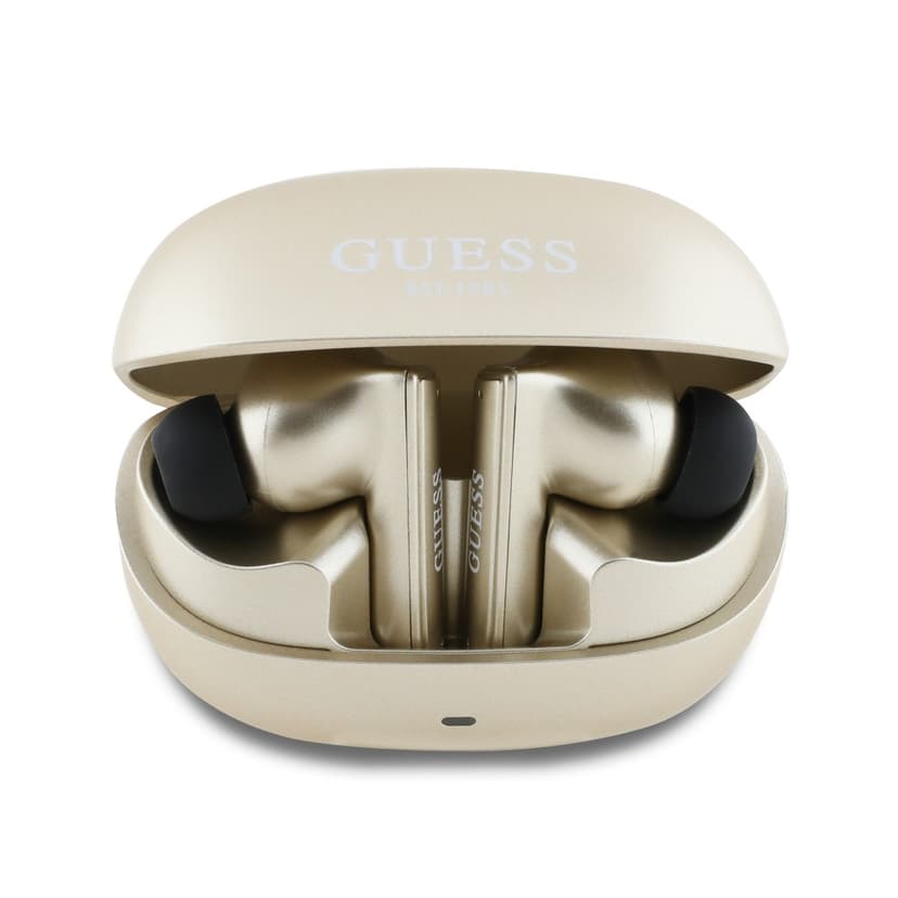 Безжични Bluetooth TWS слушалки GUESS ANC/ENC Capsule Classic Printed Logo