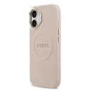 Оригинален кейс Guess Peony Hot Stamp MagSafe За iPhone 17 - Розов — снимка 2