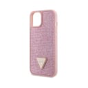Оригинален кейс Guess S24 Plus Back cover case - Rhinestone Triangle - Pink — снимка 7