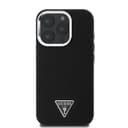 Оригинален кейс GUESS HC MAGSAFE GRAINED PU TRIANGLE LOGO iPhone 16 Pro - черен — снимка 2