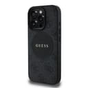 Оригинален кейс GUESS HC MAGSAFE PU 4G CIRCLE W/ CLASSIC LOGO iPhone 16 Pro - черен — снимка 2