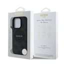 Оригинален кейс GUESS HC MAGSAFE PU 4G CIRCLE W/ CLASSIC LOGO iPhone 16 Pro - черен — снимка 8