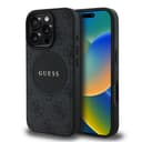 Оригинален кейс GUESS HC MAGSAFE PU 4G CIRCLE W/ CLASSIC LOGO iPhone 16 Pro Max - Черен — снимка 1