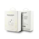 Безжични Bluetooth слушалки TWS GUESS TWS SMALL ROUND SCRIPT PRINT - Бели — снимка 6