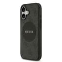 Оригинален кейс GUESS HC MAGSAFE PU 4G CIRCLE W/ CLASSIC LOGO iPhone 17 - Черен — снимка 8