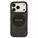 Оригинален кейс GUESS HC MAGSAFE PU 4G CIRCLE W/ CLASSIC LOGO iPhone 17 Pro - Черен — снимка 2