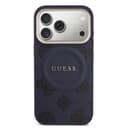 Оригинален кейс GUESS HC MAGSAFE PU W/ PEONY HOT STAMP iPhone 17 Pro - Тъмносин — снимка 3