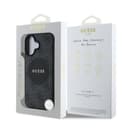 Оригинален кейс GUESS HC MAGSAFE PU 4G CIRCLE W/ CLASSIC LOGO iPhone 16 - Черен — снимка 8