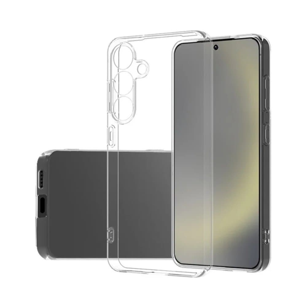 Силиконов калъф / гръб / TPU кейс за Samsung S26 FE - прозрачен гръб със защита за камерата