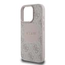 Оригинален кейс Guess Hardcase MagSafe PU 4G Circle w/ Classic Logo за iPhone 16 Pro Max – Розов — снимка 6