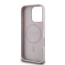 Оригинален кейс Guess Hardcase MagSafe PU 4G Circle w/ Classic Logo за iPhone 16 Pro Max – Розов — снимка 7