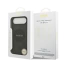 Оригинален кейс Guess Hardcase MagSafe PU 4G Circle w/ Classic Logo за iPhone 17 Air – Черен — снимка 8