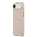 Оригинален кейс Guess Hardcase MagSafe PU 4G Circle w/ Classic Logo за iPhone 17 Air – Розов — снимка 2