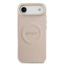 Оригинален кейс Guess Hardcase MagSafe PU 4G Circle w/ Classic Logo за iPhone 17 Air – Розов — снимка 3