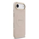 Оригинален кейс Guess Hardcase MagSafe PU 4G Circle w/ Classic Logo за iPhone 17 Air – Розов — снимка 4