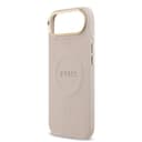 Оригинален кейс Guess Hardcase MagSafe PU 4G Circle w/ Classic Logo за iPhone 17 Air – Розов — снимка 6
