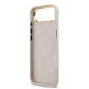 Оригинален кейс Guess Hardcase MagSafe PU 4G Circle w/ Classic Logo за iPhone 17 Air – Розов — снимка 7