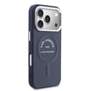 Оригинален кейс Karl Lagerfeld Hardcase MagSafe PU w/ Karl RSG Logo за iPhone 17 Pro Max – Син — снимка 4