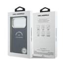 Оригинален кейс Karl Lagerfeld Hardcase MagSafe PU w/ Karl RSG Logo за iPhone 17 Pro Max – Син — снимка 8