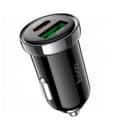 HOCO Z44 12v. минималистично зарядно за кола USB+USB-C PD20W+QC3.0 — снимка 1