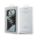 Оригинален кейс Guess Grained PU Roses and Big 4G Logo за iPhone 16 – Черен — снимка 8