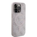 Оригинален кейс Guess MagSafe PU 4G Ring Classic Logo за iPhone 15 Pro – Розов — снимка 4