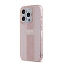 Оригинален кейс Guess Hardcase IML 4G Stripe за iPhone 15 Pro Max – Розов — снимка 2