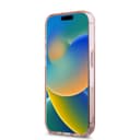 Оригинален кейс Guess Hardcase IML 4G Stripe за iPhone 15 Pro Max – Розов — снимка 5