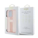 Оригинален кейс Guess Hardcase IML 4G Stripe за iPhone 15 Pro Max – Розов — снимка 8