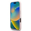 Оригинален кейс Guess Grained PU Roses and Big 4G Logo за iPhone 16 – Розов — снимка 5