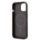 Оригинален кейс Guess MagSafe PU Peony on 4G Background за iPhone 15 – Кафяв — снимка 3