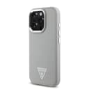 Оригинален кейс Guess MagSafe Grained PU Triangle Logo за iPhone 16 Pro Max – Бежов — снимка 8