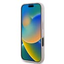 Оригинален кейс Guess MagSafe Saffiano Peony Classic Logo за iPhone 16 – Розов — снимка 5