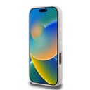Оригинален кейс Guess MagSafe Saffiano Peony Classic Logo за iPhone 16 Pro – Розов — снимка 5