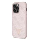 Оригинален кейс Guess PU Leather 4G Logo Strass за iPhone 14 Pro – Розов — снимка 2