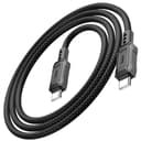 Кабел HOCO X94 Fast 60W Type-C към Type-C 1M - Черен — снимка 2