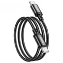 Кабел HOCO X89 Wind Fast 60W Type-C към Type-C (1 метър) – Черен — снимка 4