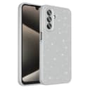 Силиконов калъф / гръб / кейс Crystal Case за Samsung A17 Glitter - Сребрист брокат