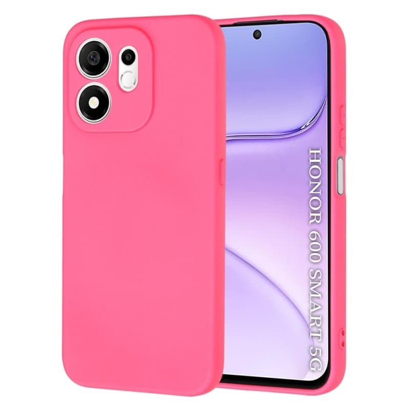 Силиконов калъф / кейс Nano TPU за Honor 600 Smart - Розов гръб със защита за камерата