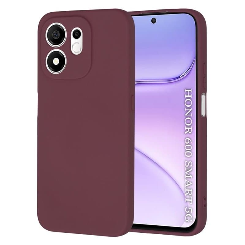 Силиконов калъф / кейс Nano TPU за Honor 600 Smart - Бордо гръб със защита за камерата