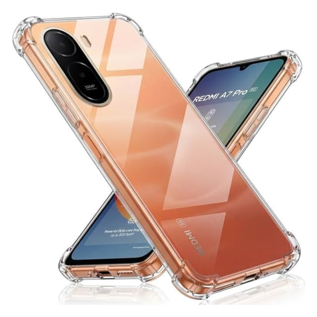 Силиконов калъф / кейс/ Силиконов гръб Anti Shock за Xiaomi Redmi A7 Pro - Прозрачен
