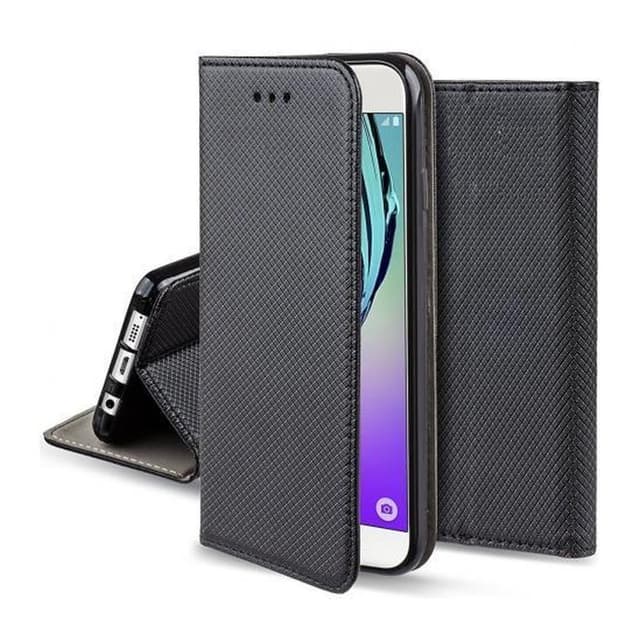 Кожен калъф Flip тефтер Magnet Book за Oppo A5 5G - Черен