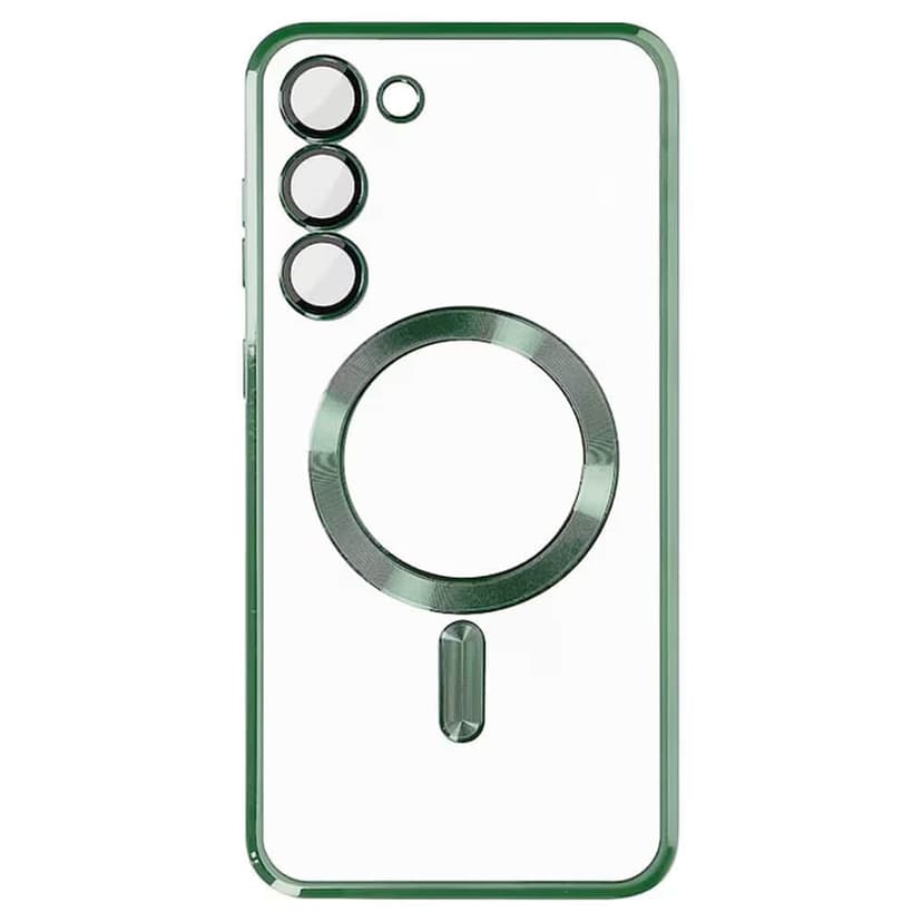 Силиконов калъф / гръб / Chrome Magsafe с безжично зареждане MagSafe за Samsung A27 - Зелен