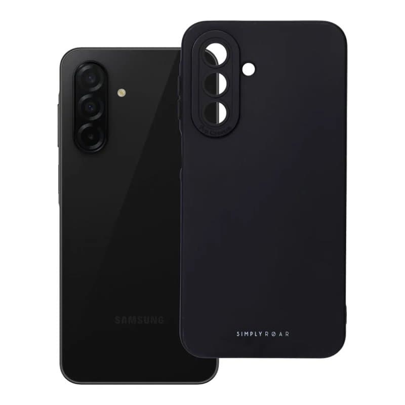 Силиконов калъф / гръб / Roar Space Case за Samsung A27 - Черен със защита за камерата