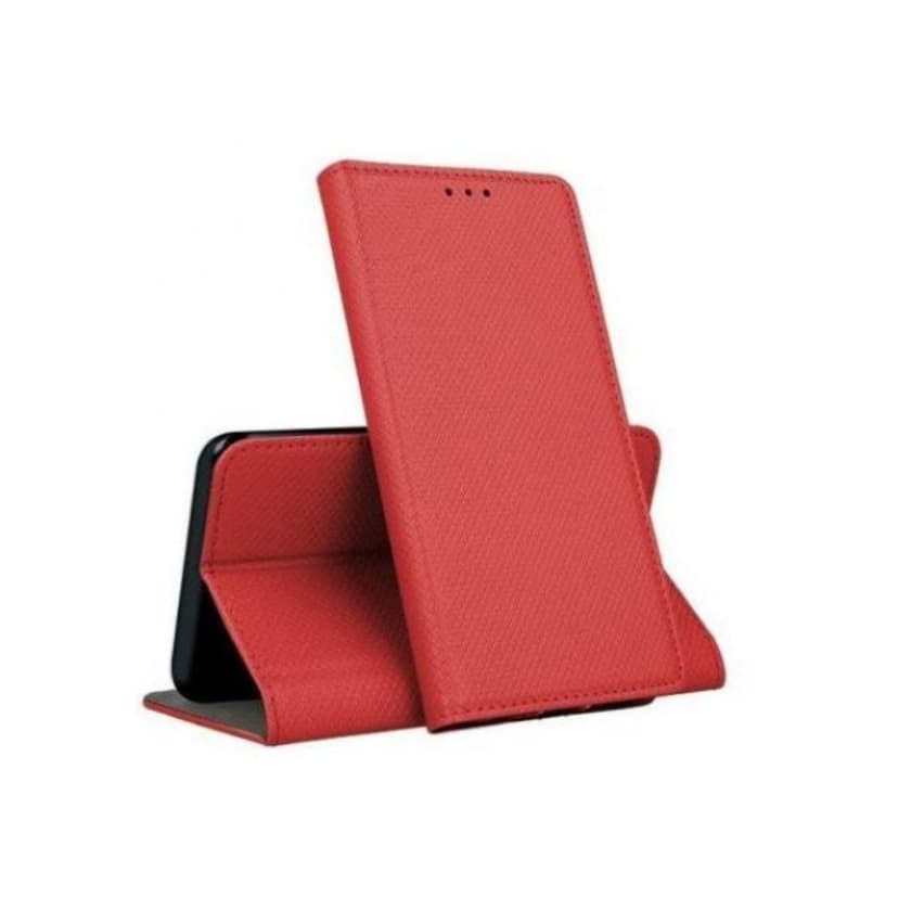 Кожен калъф / Flip тефтер / Magnet Book за Xiaomi Redmi Note 15 5G - Червен