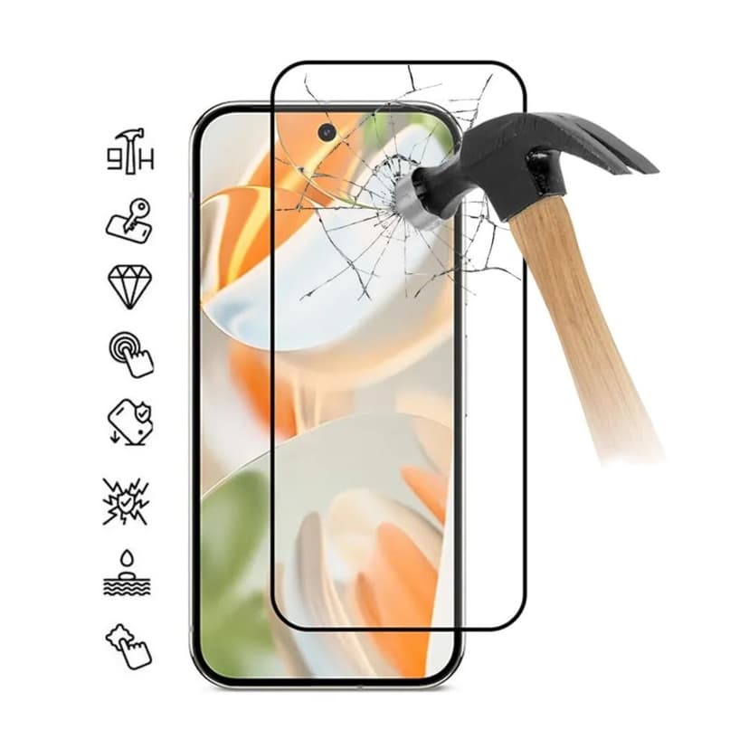 5D full cover Tempered glass OG Full Glue screen protector за Xiaomi Redmi Note 15 5G Извит стъклен скрийн протектор с лепило от вътрешната страна заXiaomi Redmi Note 15 5G