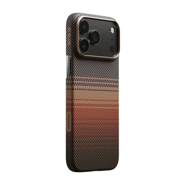 Оригинален кейс Magsafe за iPhone 17 Pro Max Pitaka Ultra Slim Sunset - Кафяв