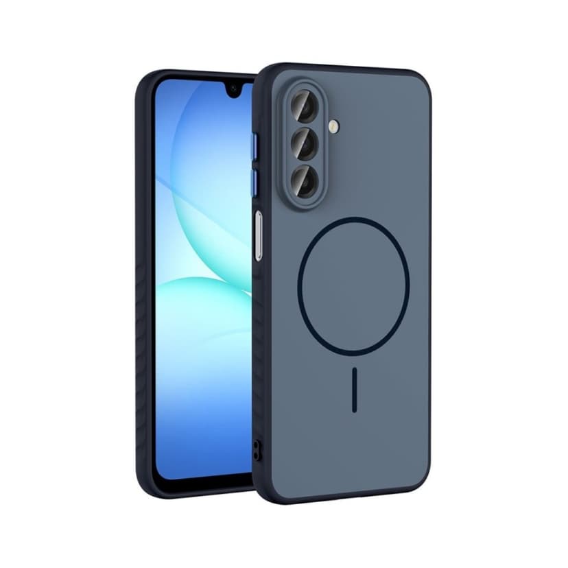 Луксозен твърд гръб / кейс Hybrid Armor MagSafe Case за Samsung A26 - Син