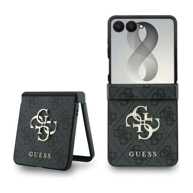 Оригинален кейс Guess Big 4G Logo за Samsung Z Flip 8 - Черен